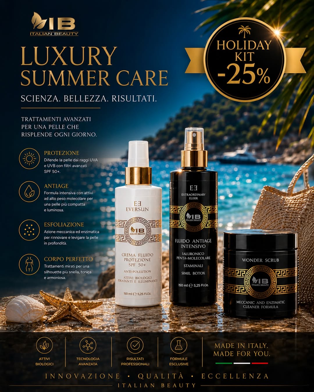 Crema solare professionale Italian Beauty Ventimiglia